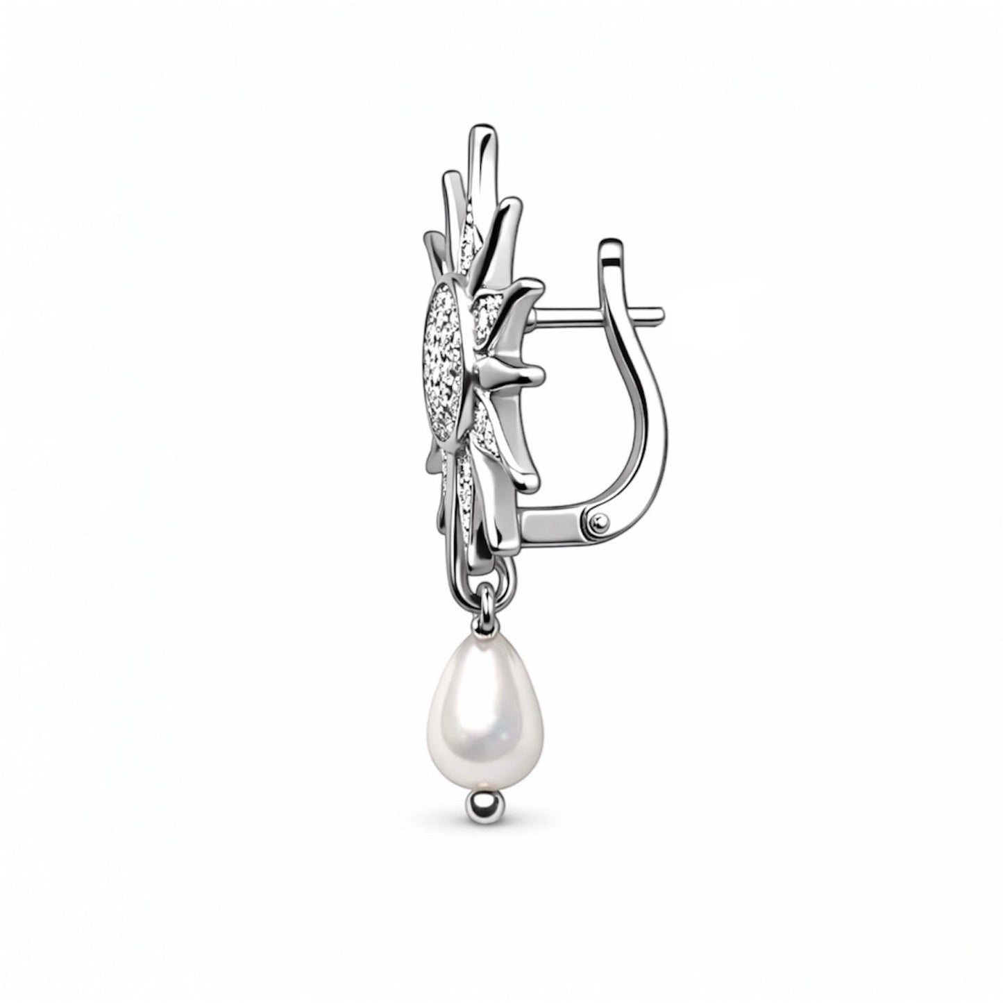 Conjunto Perlas Plateado Luz de Perla Ligior