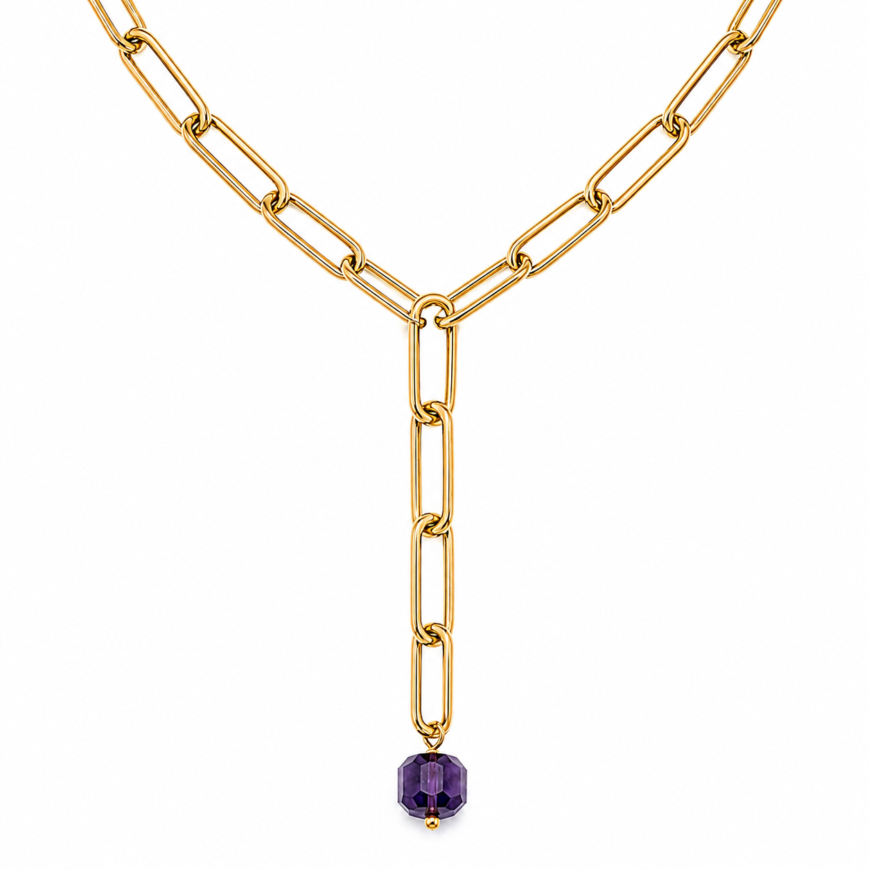 COLLAR AMETHYST TWICE 18K LIGIOR