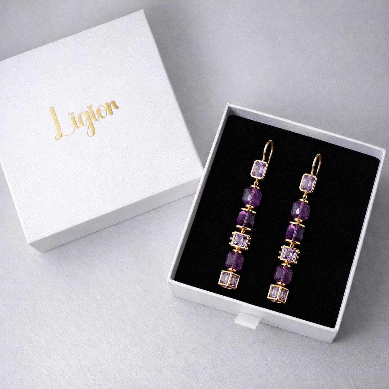 AROS LUMINA AMATISTA  18K LIGIOR
