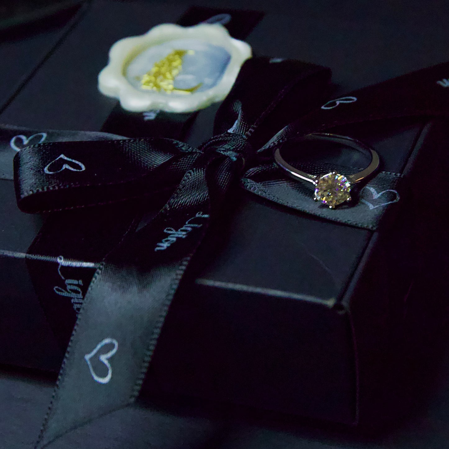 Anillo con moissanita | 1 ct | Plata 925 | Certificado GRA