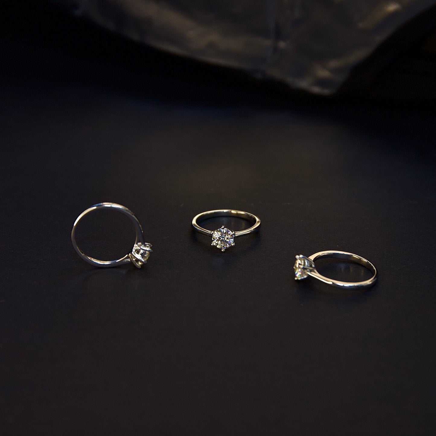 Anillo con moissanita | 1 ct | Plata 925 | Certificado GRA