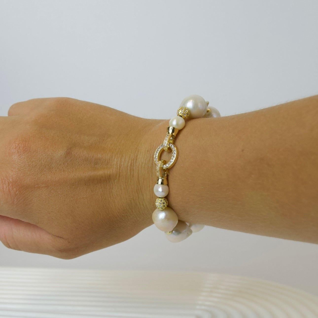 COLLAR TRANSFORMABLE 18K “PERLA DÚO”