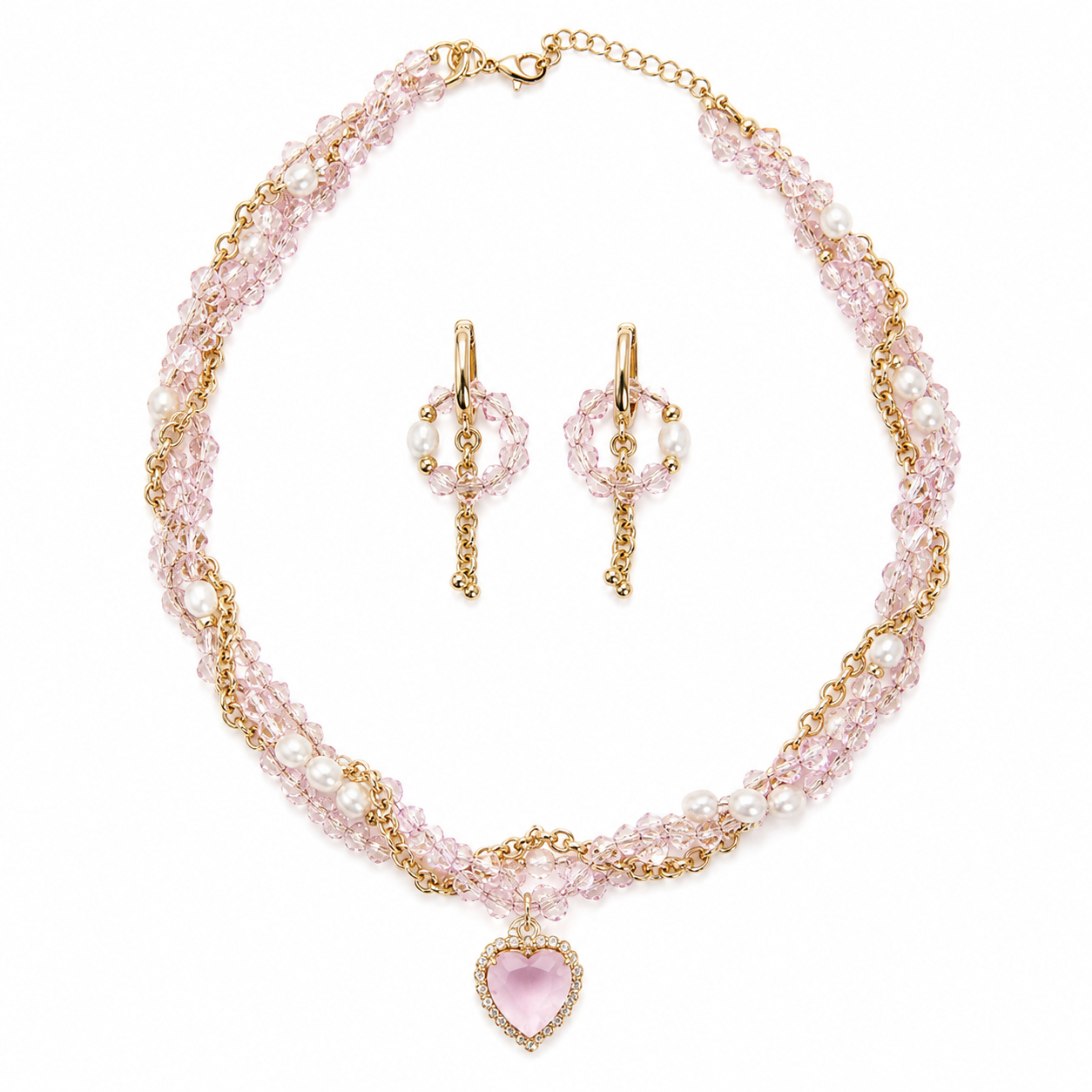CONJUNTO ROSE LUMIÈRE 18K LIGIOR