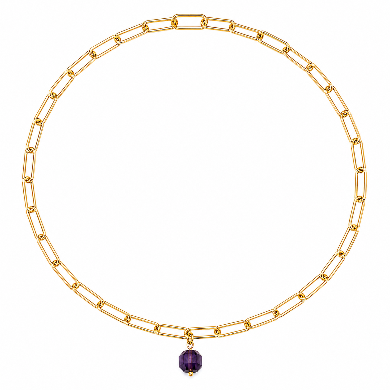 COLLAR AMETHYST TWICE 18K LIGIOR