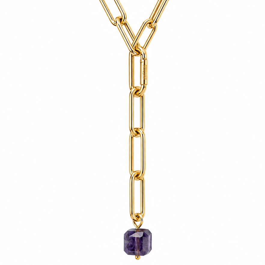 COLLAR AMETHYST TWICE 18K LIGIOR