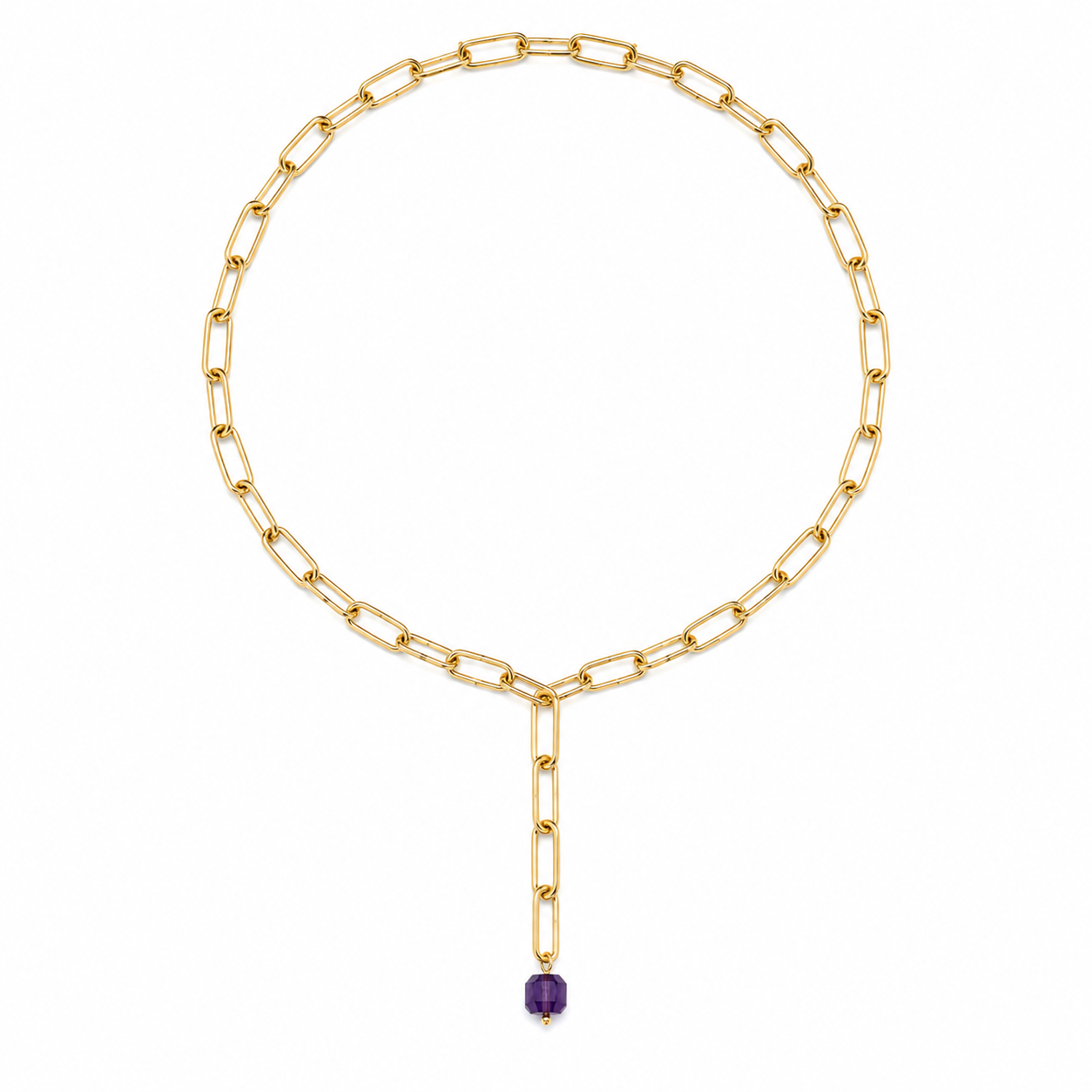 COLLAR AMETHYST TWICE 18K LIGIOR