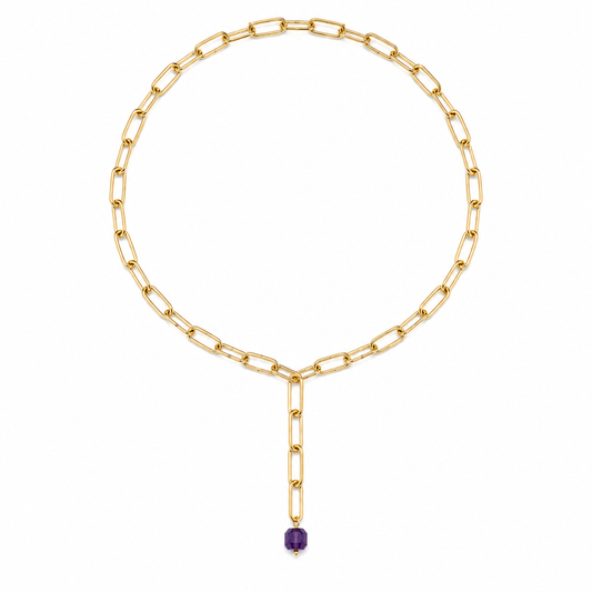COLLAR AMETHYST TWICE 18K LIGIOR