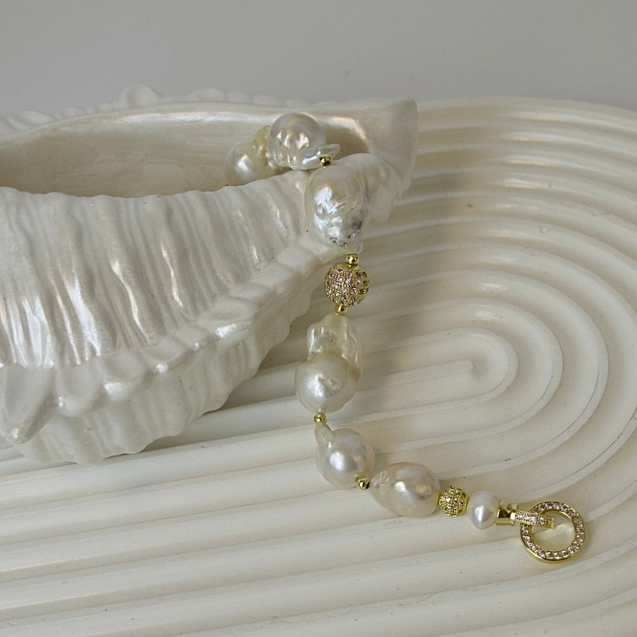 COLLAR TRANSFORMABLE 18K “PERLA DÚO”