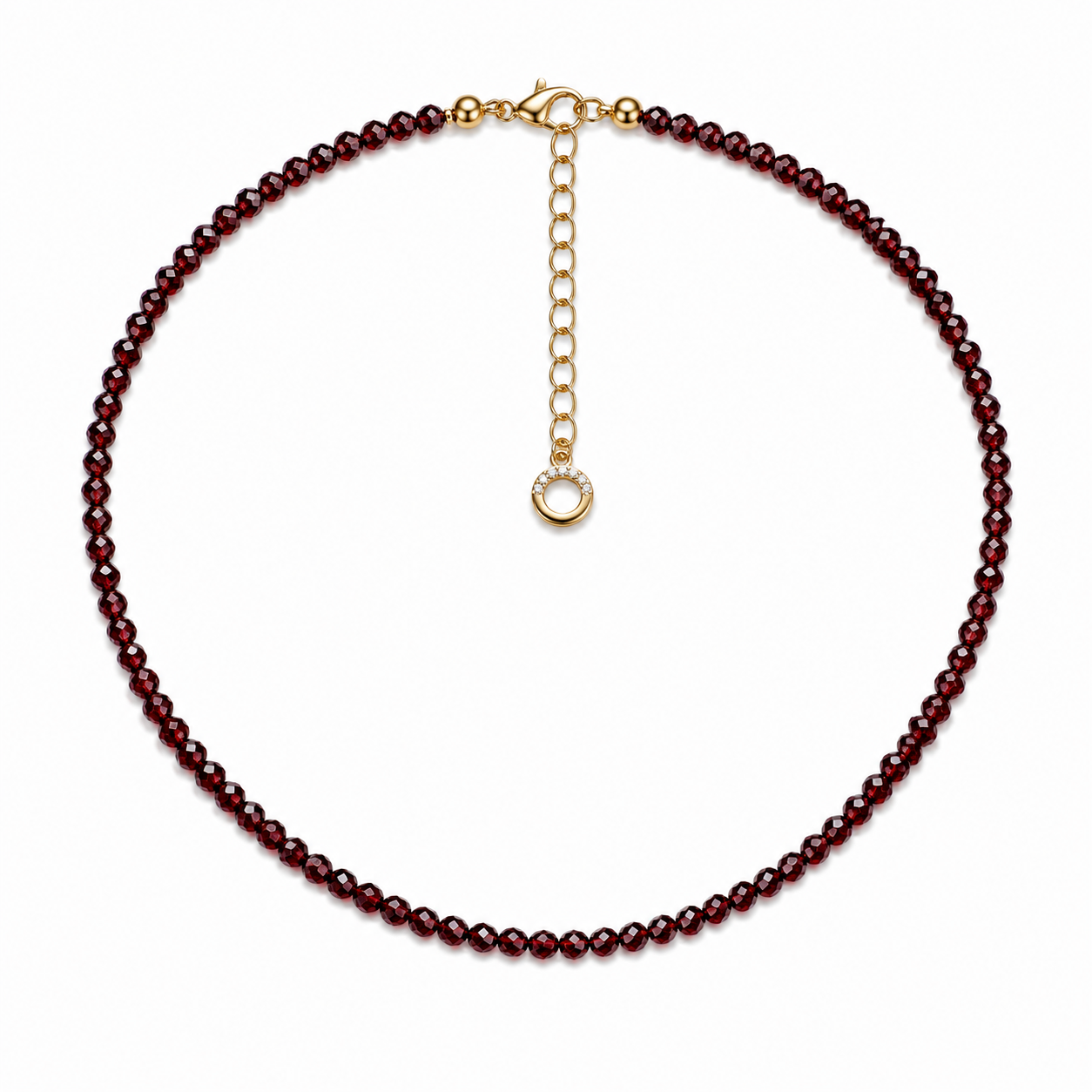 COLLAR ROUGE GARNET 18K LIGIOR