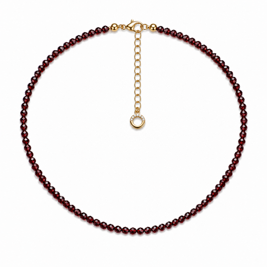 COLLAR ROUGE GARNET 18K LIGIOR