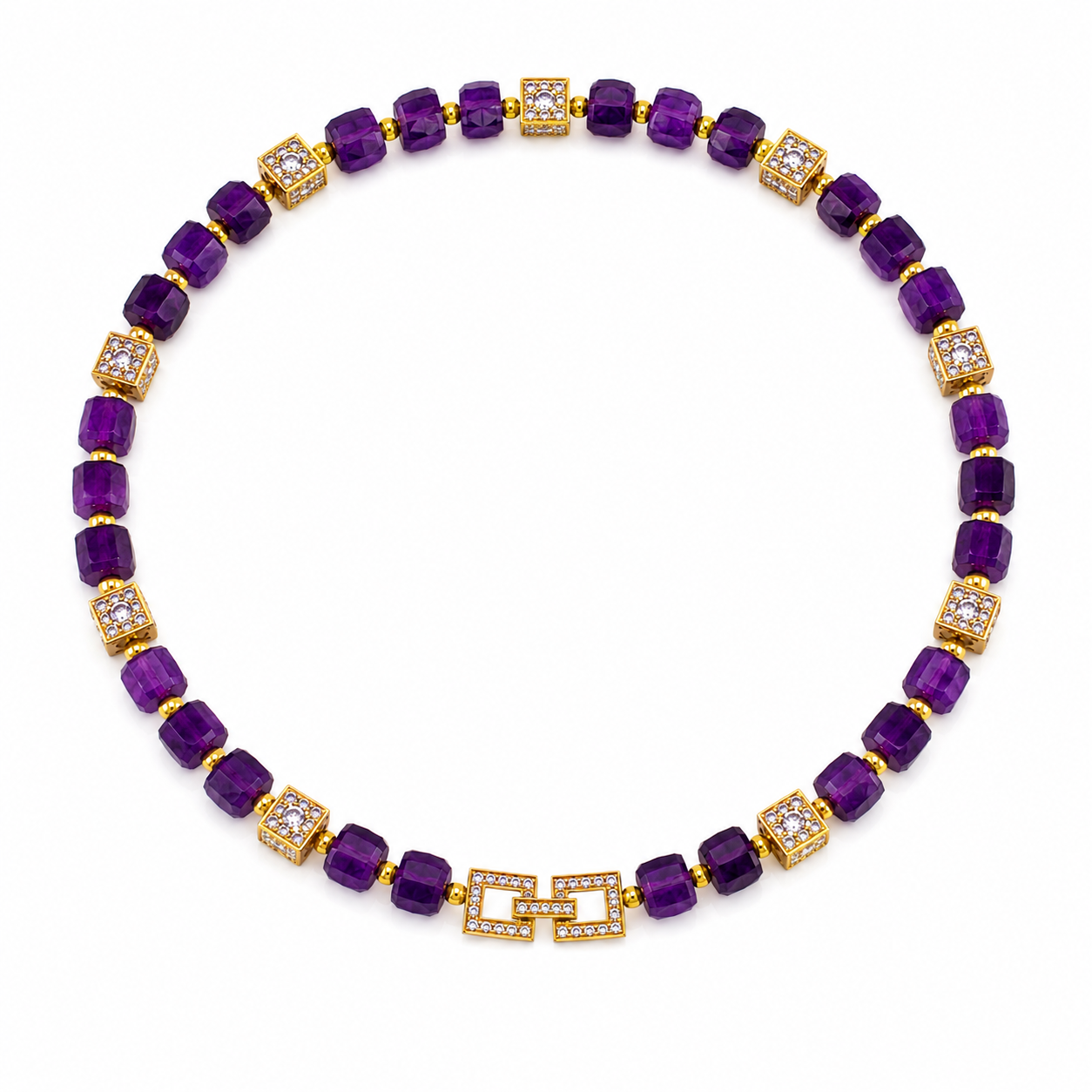 Collar Lumina Amatista 18K Ligior
